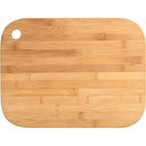 Bamboo Cutting Board M - Kitchen Board, Cutting Board With Grip Hole, Blade-Friendly, Bamboo, 30 X 0.8 X 20 Cm, Brown - Front View