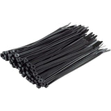 Pack Of 100 Cable Ties, Black, 200 X 4.8 Mm
