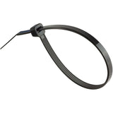 Pack Of 100 Cable Ties, Black, 200 X 4.8 Mm