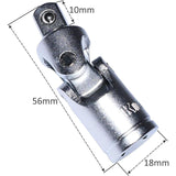 3/8 Drive Universal Joint For Ratchet Wrench Sockets Ratchet Right Angle Adapter - C2181 - Top-Down View