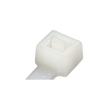 100 Pack Cable Ties, White/Natural, 370Mm X 4.8Mm, Premium Quality Plastic Cable Ties