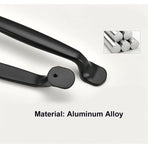 10X 96Mm Black Kitchen Cabinet Door Pulls Cupboard Drawer Bedroom Furniture Pull Handle