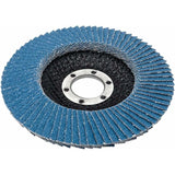 Compartment Discs │ Blue │ 10 Pieces │ Ø 125 Mm │ Grain 73 │ Stainless Steel │ Abrasive Discs │ Flap Discs