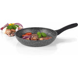 24 Cm Non-Stick Frying Pan, Forged Aluminum, Durable Non-Stick Coating, Pfoa Free - Induction, Dishwasher & Metal - Side View