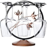 Freestanding Metal Wine Glass Drying Rack Kitchen Bar Decor Multi-Function Display Stand Tabletop Storage Holder