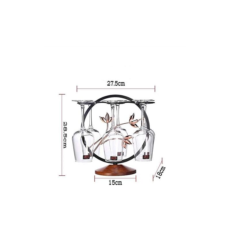 Freestanding Metal Wine Glass Drying Rack Kitchen Bar Decor Multi-Function Display Stand Tabletop Storage Holder