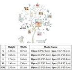 Wall Stickers Tree Photo Frame 3D Diy Mural Decals Arts Home Decoration For Bedroom, Living ROom, Nursery, Hall,