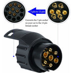 Trailer Plug Socket Adaptor,13 To 7 Trailer Towing Socket Adaptor For Trailer Truck Caravan Wagon