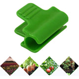 48 pcs Garden Hose Clips, Garden Shed Film Accessories, 16Mm Outer Diameter, Plant Stakes, Greenhouse Plastic Clips, - Side View