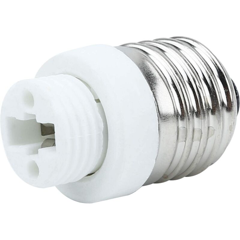 4X Lamp Socket Adapter E27 To G9 In White - 4 pcs Set Reformatting Converters For Lamp Sockets For Incandescent, LED,