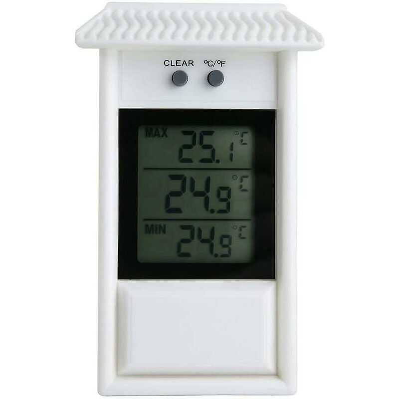 Weatherproof Digital Thermometer, Classic Design, Accurate Measurement For Indoor Or Outdoor, Suitable For Garden,