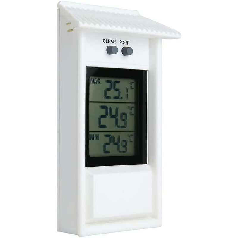 Weatherproof Digital Thermometer, Classic Design, Accurate Measurement For Indoor Or Outdoor, Suitable For Garden,