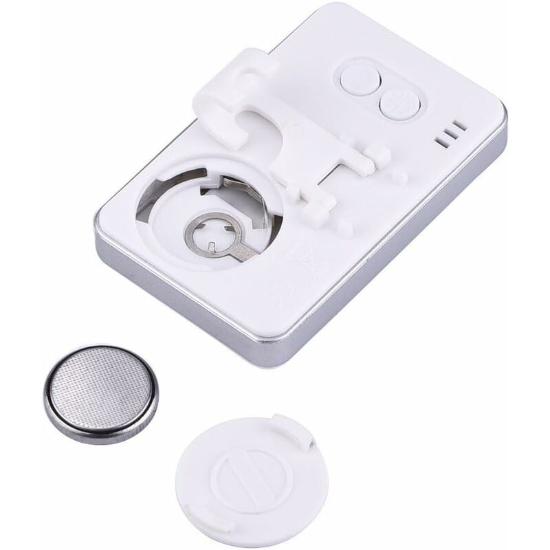 Refrigerator Digital Thermometer Freezer Digital Thermometer And Indoor Temperature Monitor, White