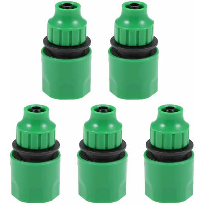 Quick Connector Hose Pipe Adapter 8Mm Inner Diameter Pipe Fitting For Garden Irrigation System 5 pcs