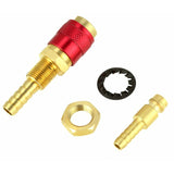 Quick Connector, 3 pcs 8Mm Water Cooled Welding Connector Gas Adapter For Tig Welding Torch - Top-Down View