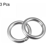 Welded Ring Stainless Steel 304 50Mm External Diameter 8Mm Thickness 3 pcs