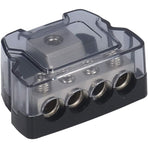 4 Way Power Distribution Block Fuse Holder Amp Fuse Distribution Block Car Audio Splitter