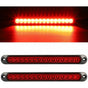2 pcs 12V 15 LED Trailer Brake Tail Light Bar Waterproof Rear Lights Running Lights Identification Light For Offroad