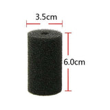 Aquarium Inlet Sponge 10 pcs Filter Foam Protector Replacement Sponge Cover Fish Tank Inlet Foam Aquarium Accessory - Top-Down View