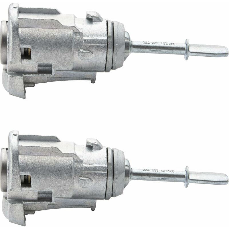 Front Left Right Door Lock Cylinder Compatible With Golf Iv Bora Passat B5 Skoda Fabia 3B0837167 3B0837168