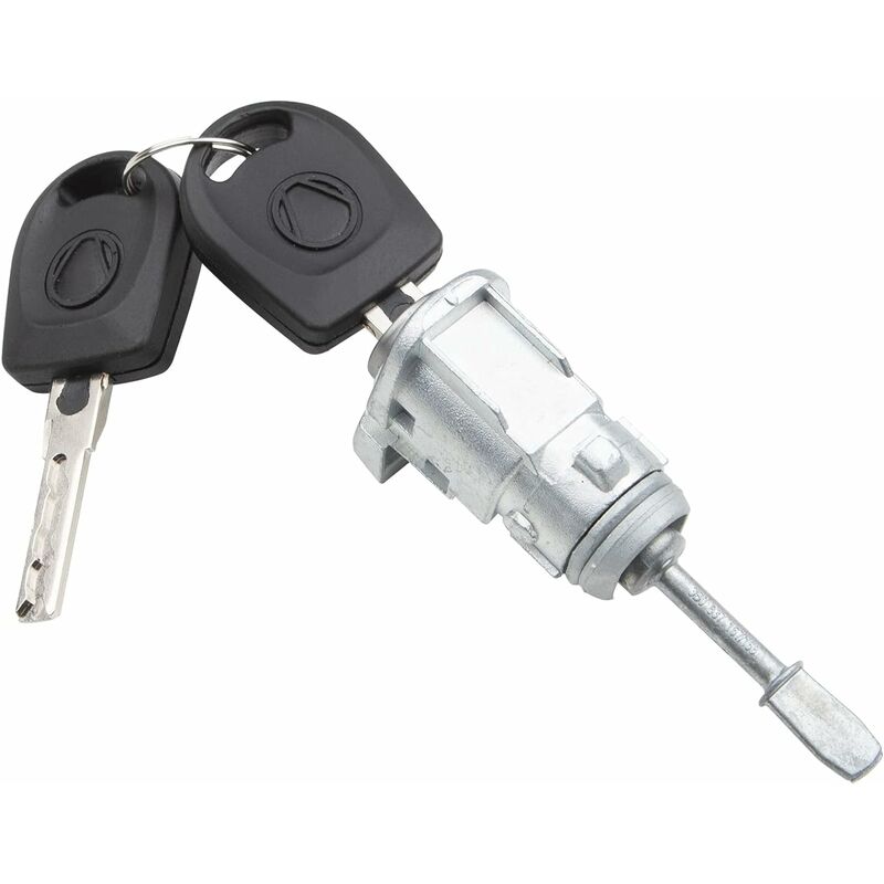 Front Left Right Door Lock Cylinder Compatible With Golf Iv Bora Passat B5 Skoda Fabia 3B0837167 3B0837168