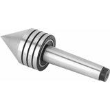 Lathe Turning Tool Mt2 Heavy Duty Live Bearing Tailstock Center Metal Woodturning Tools Single Lathe Tool - Front View