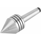 Lathe Turning Tool Mt2 Heavy Duty Live Bearing Tailstock Center Metal Woodturning Tools Single Lathe Tool - Side View