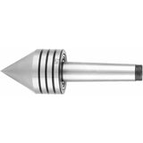 Lathe Turning Tool Mt2 Heavy Duty Live Bearing Tailstock Center Metal Woodturning Tools Single Lathe Tool - Top-Down View