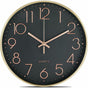 12 Inch Silent Non Ticking Wall Clock Modern Battery Operated Wall Clock Easy To Read Decor For Kitchen, Home, Living