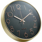 12 Inch Silent Non Ticking Wall Clock Modern Battery Operated Wall Clock Easy To Read Decor For Kitchen, Home, Living