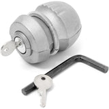 1 Zinc Alloy Trailer Hitch Hook Ball Coupling Anti-Theft Device Trailer Accessories Caravan Lock Bolt 50Mm - Front View
