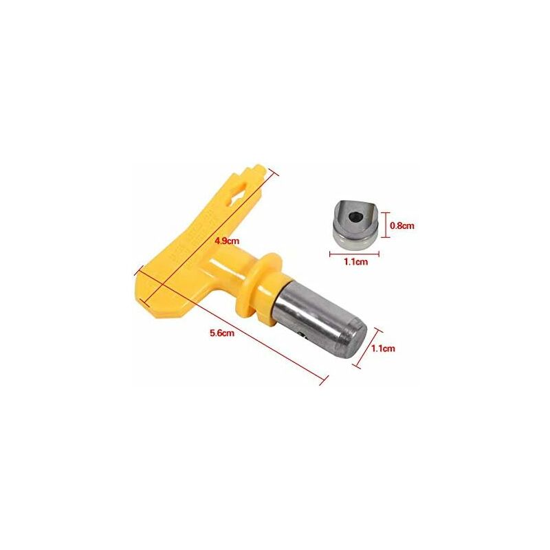 Airless 311 Universal Paint Spray Gun - Professional High Pressure Electric Spray Gun - Machine Tip - Wear-Resistant