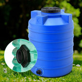 2-Piece Pvc Bulkhead Fitting For Rain Barrels, Aquariums, Water Tanks (3/4