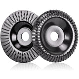 2 Pieces Wood Discs For Angle Grinder Ø 125 Mm X 22.2 Mm, Fast Cutting Wood Grinder And Sanding Discs For Angle