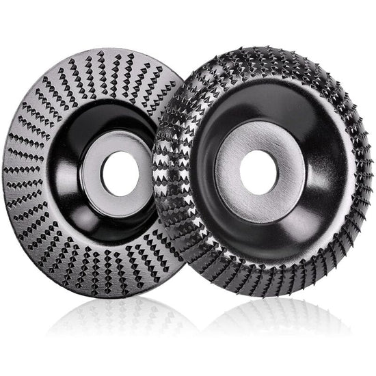 2 Pieces Wood Discs For Angle Grinder Ø 125 Mm X 22.2 Mm, Fast Cutting Wood Grinder And Sanding Discs For Angle