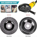 2 Pieces Wood Discs For Angle Grinder Ø 125 Mm X 22.2 Mm, Fast Cutting Wood Grinder And Sanding Discs For Angle - Side View
