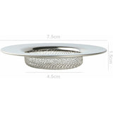 Sink Strainer For Shower - Plug Hole Hair Catcher - Kitchen Sink Stoppers - Stainless Steel Mesh Sink Drain Filter - 3 - Side View
