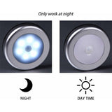 Wireless LED Motion Sensor Light For Closet, Stairs, Hallway, Kitchen, Bedroom (6 pcs) (Silver Shell (White Light)