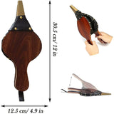 Fireplace Bellows, Wood Fire Blower, Fireplace Bellows, Wood Fire Bellows, With Strap, For Barbecue, Fireplace, Wood - Front View