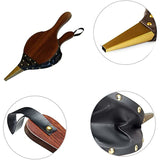 Fireplace Bellows, Wood Fire Blower, Fireplace Bellows, Wood Fire Bellows, With Strap, For Barbecue, Fireplace, Wood - Side View