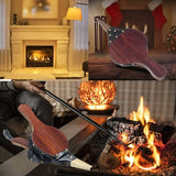 Fireplace Bellows, Wood Fire Blower, Fireplace Bellows, Wood Fire Bellows, With Strap, For Barbecue, Fireplace, Wood - Top-Down View