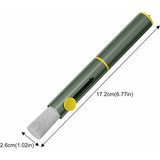3 In 1 Multifunctional Car Cleaning Brush, Dust Remover, Tire Stone Hook, Window Breaker Hammer. Feather Duster Brush - Side View