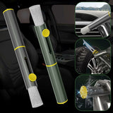 3 In 1 Multifunctional Car Cleaning Brush, Dust Remover, Tire Stone Hook, Window Breaker Hammer. Feather Duster Brush
