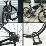 Bicycle U-Lock + Steel Cable Lock With Bracket 2 In 1 Flexible U-Lock Steel Cable