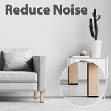 Furniture Sliders, 16 Pieces Ptfe Teflon Square Self-Adhesive Furniture Sliders Suitable For Smooth Floors And Carpets
