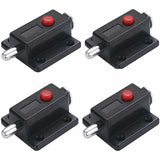 4 pcs Spring Window Cabinet Knob Automatic Door Latch Lock Furniture Cabinet Drawer Door Lock With Spring Knob
