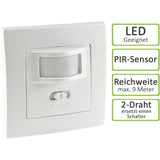 110V-220V Infrared Sensor Switch, Dual-Use Ordinary Human Body Sensor Switch - Side View