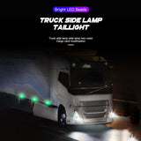 Trailer Lights, Side Marker Lights Rectangular Clearance, Dustproof Accessory For Night Safety, Pickup Truck Trailer - Side View