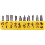 10 pcs Screwdriver L-Shaped Extension Handle Double Head Hex Socket Screwdriver Torx Slotted Screwdriver Kit Hand Tool