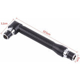 10 pcs Screwdriver L-Shaped Extension Handle Double Head Hex Socket Screwdriver Torx Slotted Screwdriver Kit Hand Tool - Side View